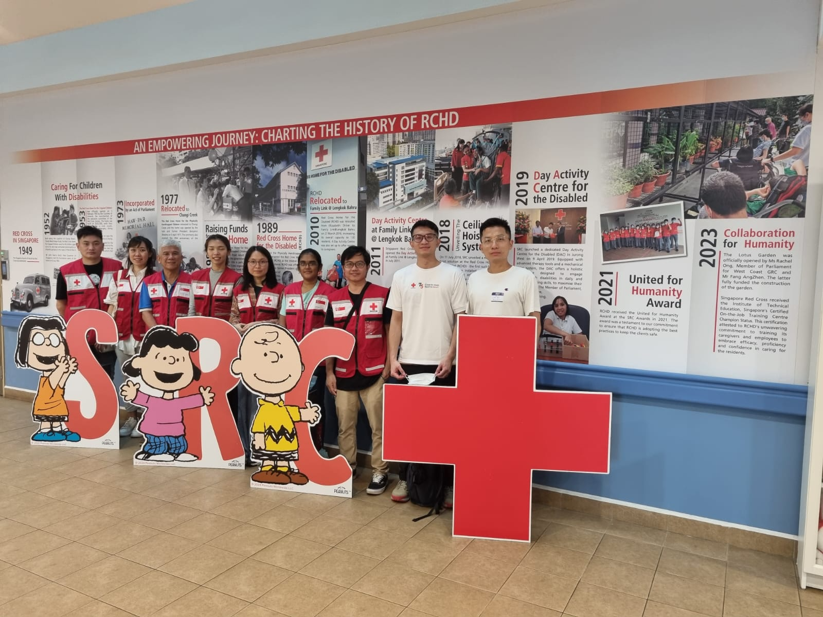 Volunteering at Singapore Red Cross Home for the Disabled